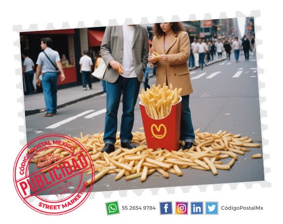Imagen de ejemplo Fake out of home advertising en México 